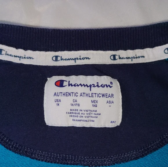 Champion Crew Neck Tie-dye Sweatshirt - Picture 6 of 6